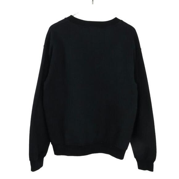 Obey Black Floral Letter Crewneck Pullover Sweatshirt Floral Small - Picture 2 of 5